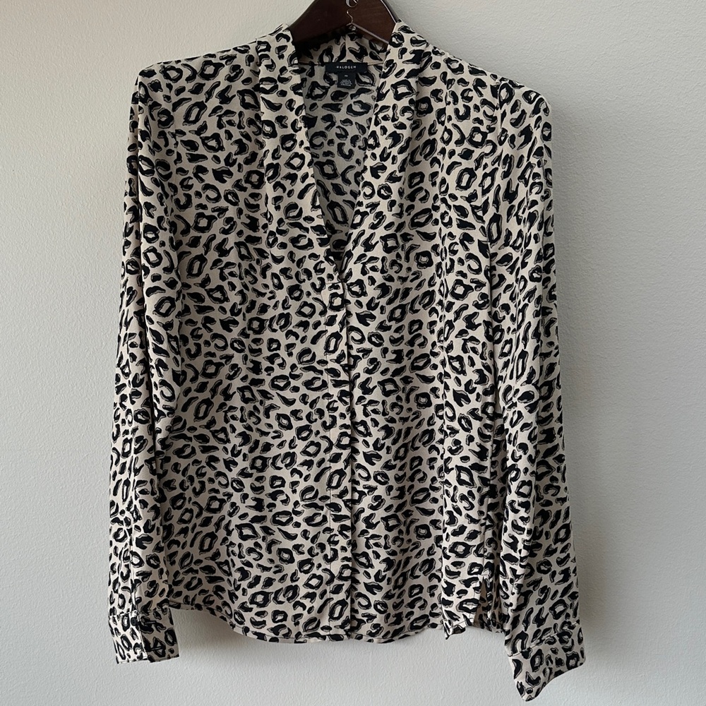 Halogen Animal Print Top